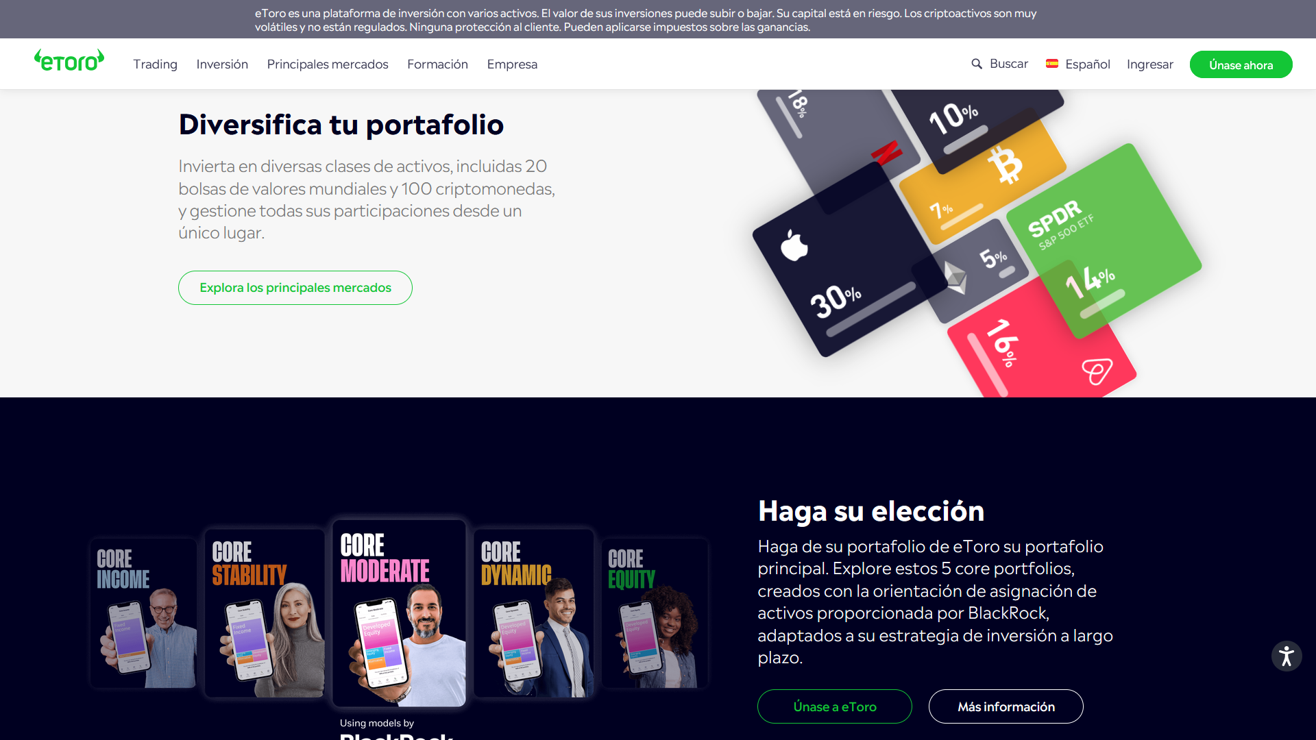 eToro Broker Mexico